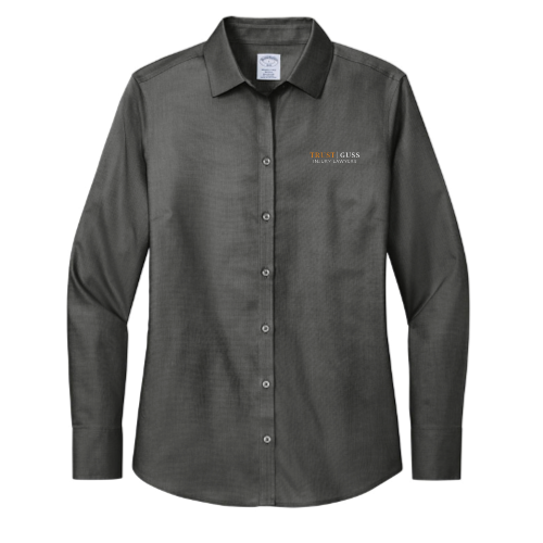 TrustGuss - Brooks Brothers Women's Wrinkle-Free Stretch Nailhead Shirt v1