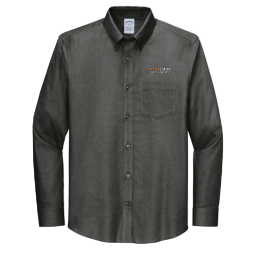 TrustGuss - Brooks Brothers Men's Wrinkle-Free Stretch Nailhead Shirt v1