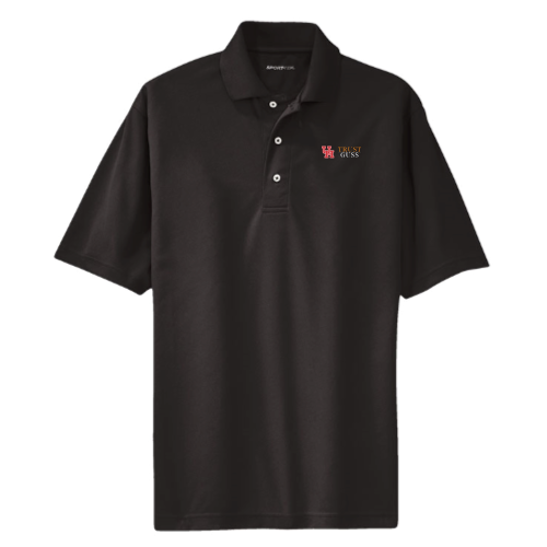 UHTrustGuss - Sport-Tek Dri-Mesh Polo - Black