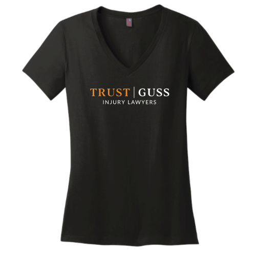 TrustGuss - District Made Ladies Perfect Weight V-Neck Tee v2
