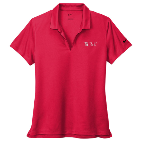UHTrustGuss - Nike Ladies Dri-FIT Micro Pique 2.0 Polo - Red