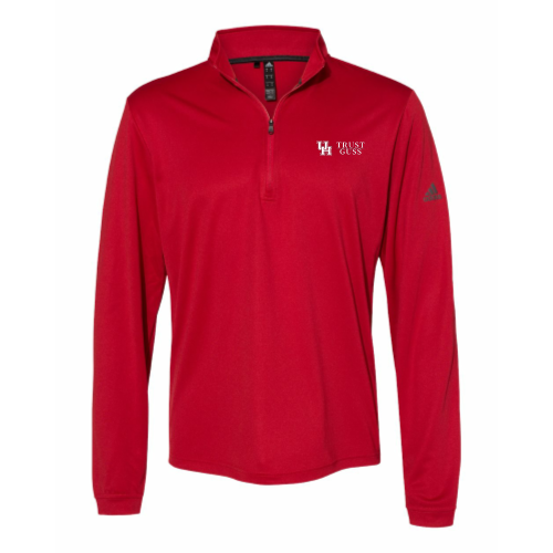 UHTrustGuss - Lightweight Quarter-Zip Pullover - Red