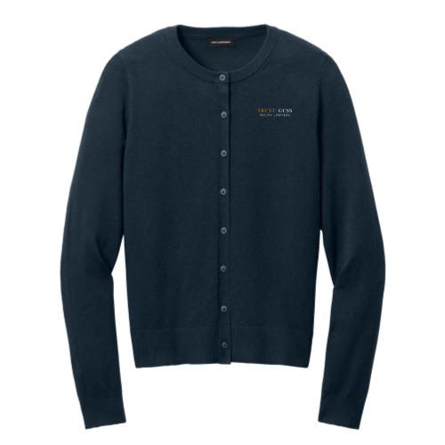 TrustGuss - Port Authority Women’s Easy Care Crewneck Cardigan Sweater